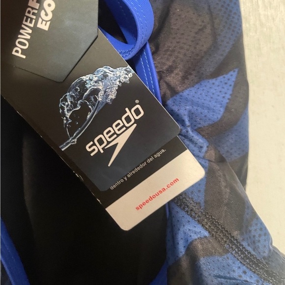 Speedo Women's Swimsuit One Piece PowerFlex Cross Back NWT 30 - Picture 10 of 11